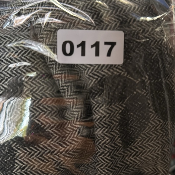 IDEOLOGY Wool Herringbone Tweed Mod Flower Mermaid Skirt Ruffled - Picture 4 of 4